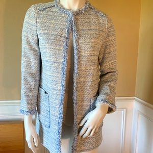 ZARA Tweed Long Jacket